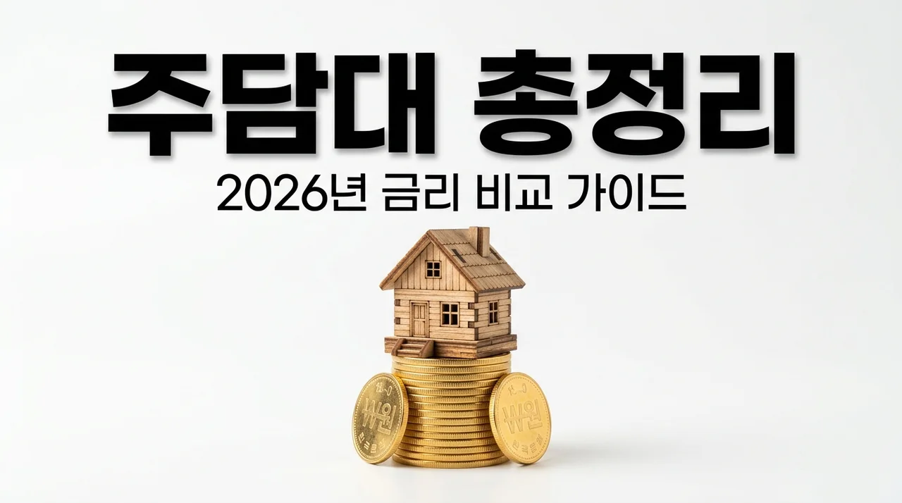 주택담보대출상품정보 은행별 금리 비교 및 한도 조건 완벽 정리