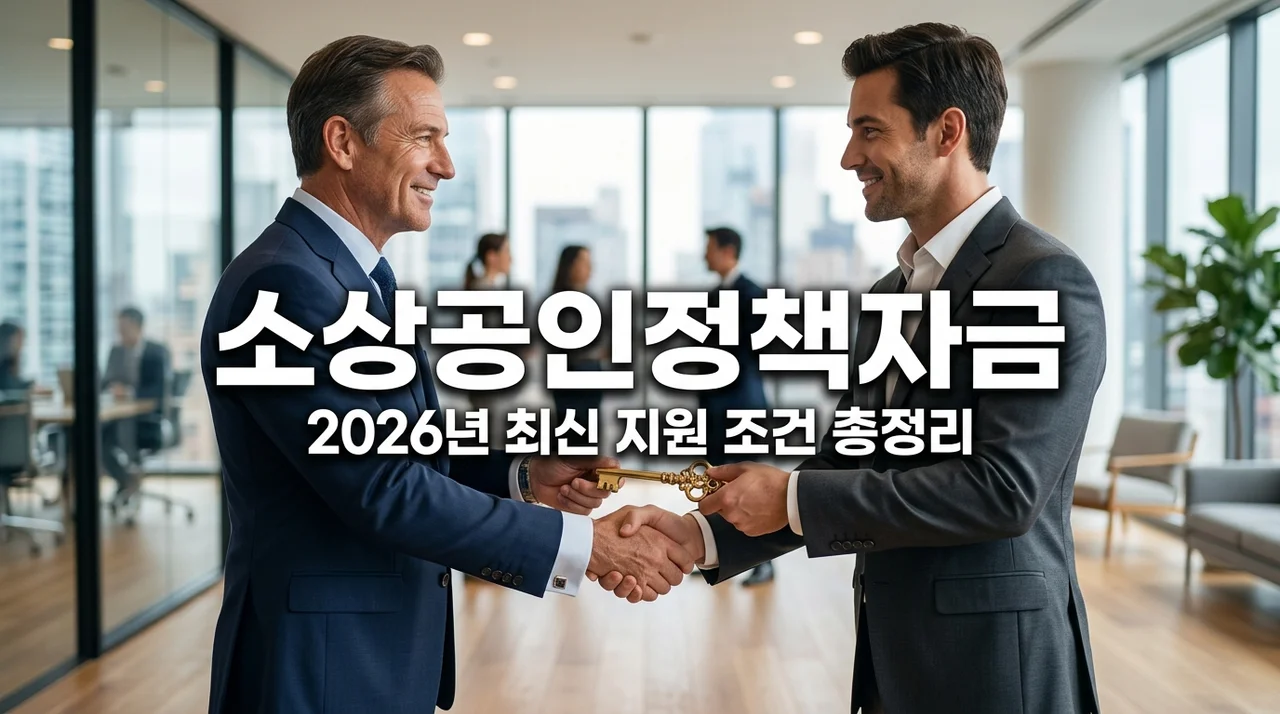 소상공인정책자금 조건 및 신청방법 (2026년 최신 완벽 가이드)