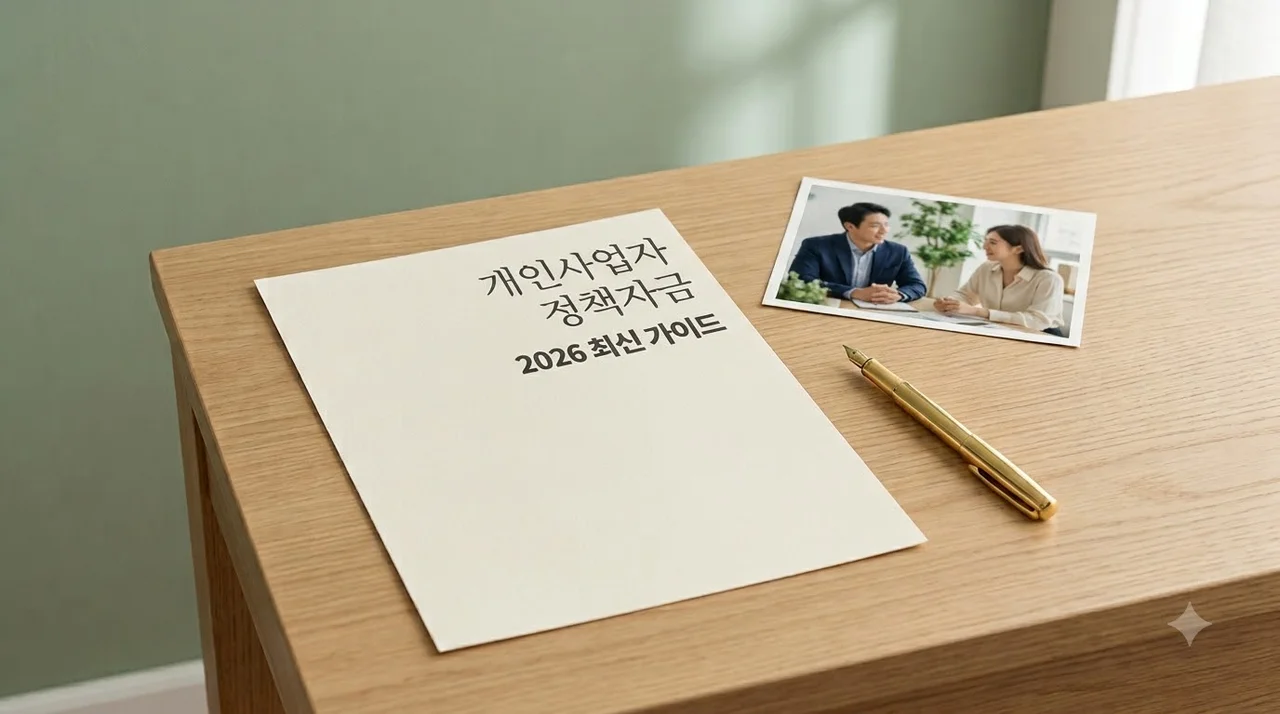개인사업자정책자금 신청 방법 및 2026년 최신 조건 완벽 정리