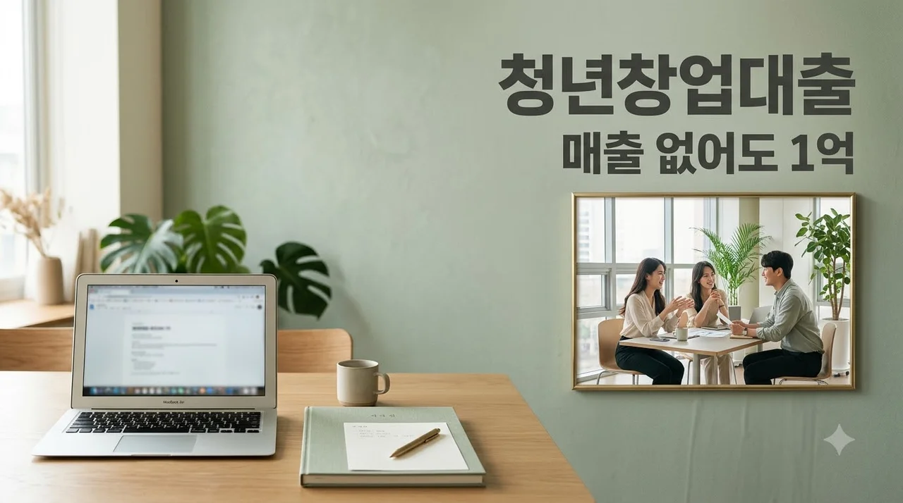 청년창업대출 조건 및 1억 승인 가이드 (2026 매출 무관 전략)