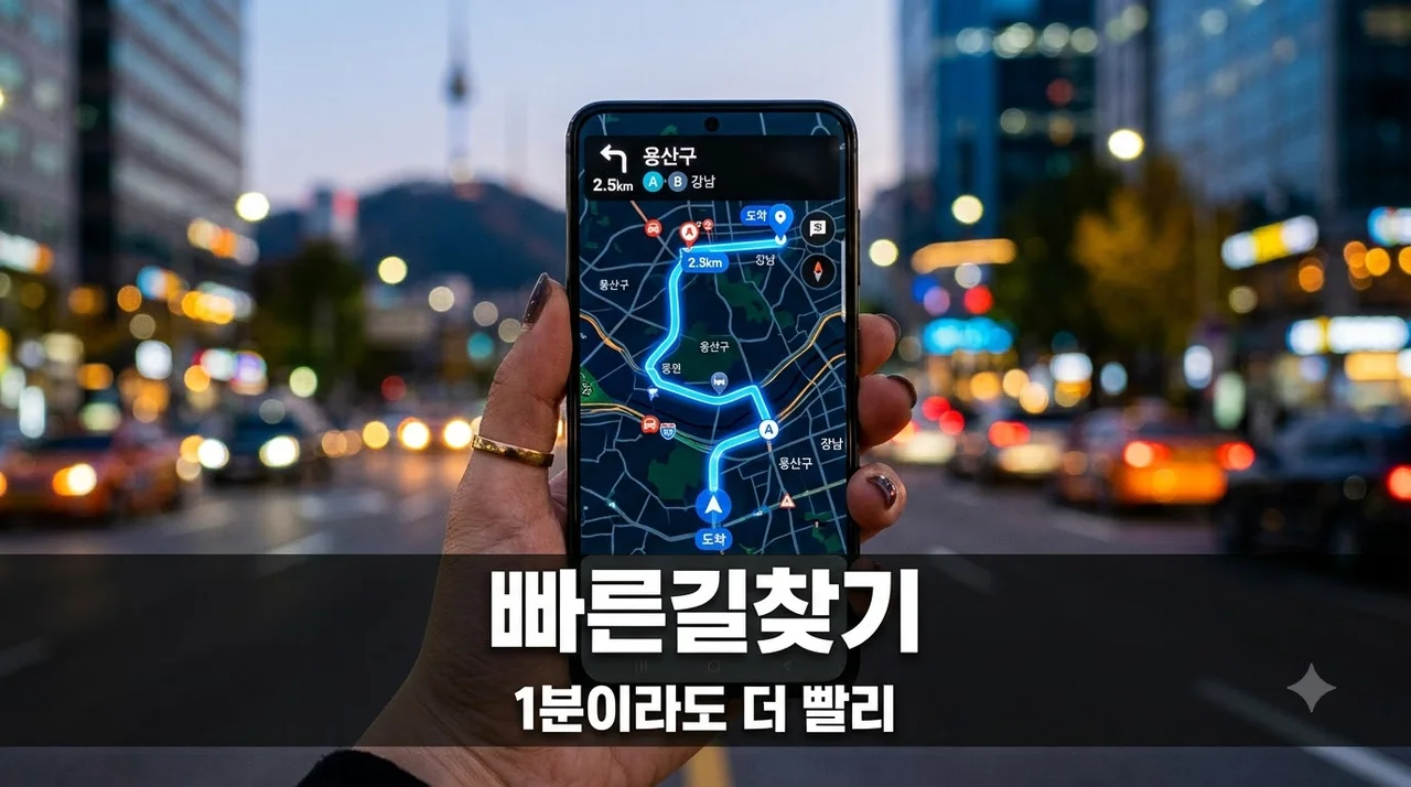빠른길찾기 네이버 지도 카카오맵 활용법! 시간 단축 꿀팁 5가지