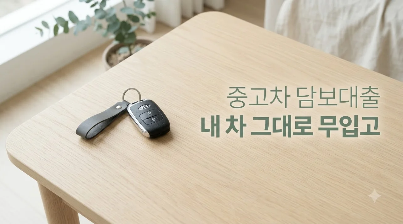 중고차담보대출 조건 한도 금리 및 무입고 승인 노하우 (2026)