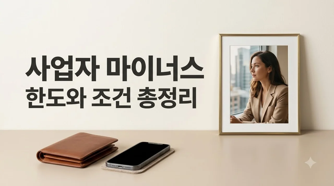 사업자마이너스통장 개설 조건 및 한도 잘 받는 법 (2026년 최신)