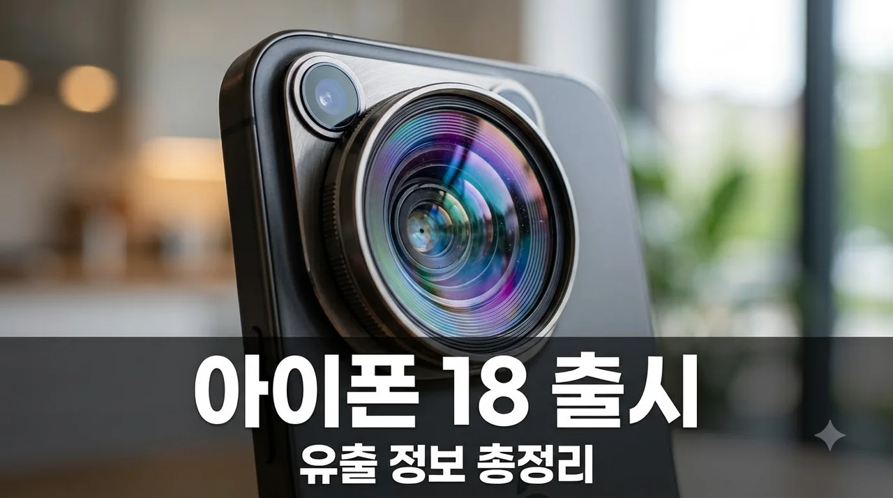 아이폰 18 출시일 및 유출 정보 총정리: 역대급 변화 예고