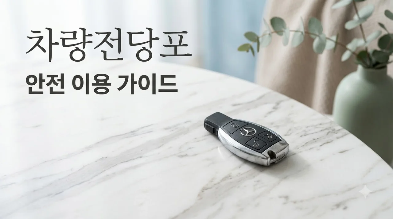 차량전당포 이용 전 필수 체크! 무입고 조건과 안전한 업체 고르는 법
