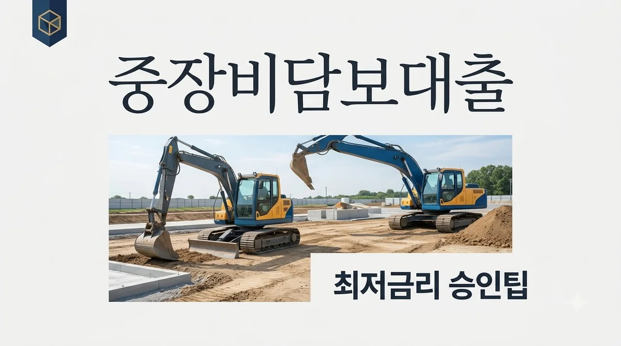 중장비담보대출 금리 한도 완벽 가이드: 최저금리 승인 꿀팁 5가지