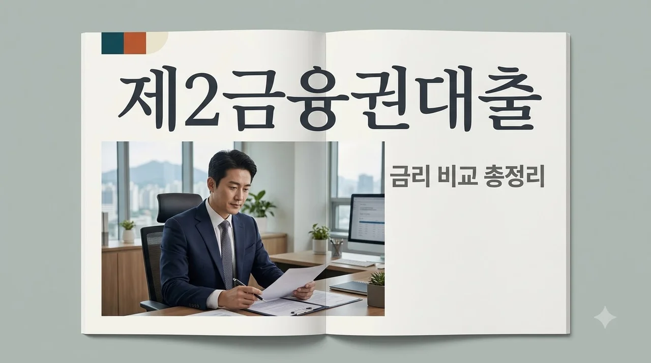 제2금융권대출 종류 금리 비교 및 신용점수 영향 최소화 가이드