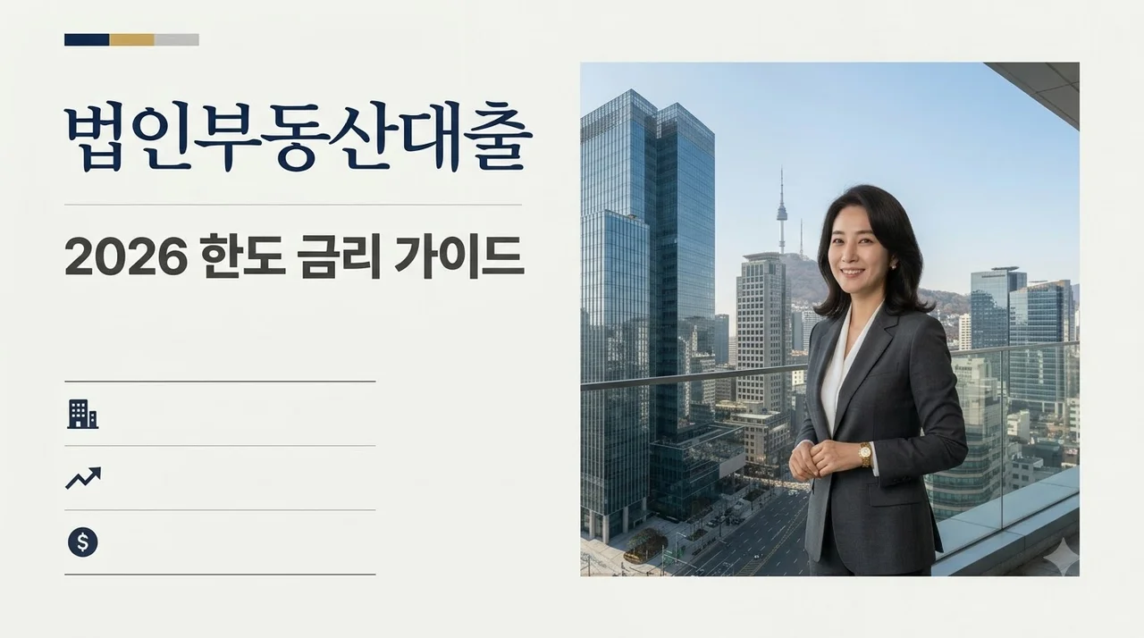 법인부동산대출 한도 금리 조건, 2026년 승인 전략 완벽 가이드