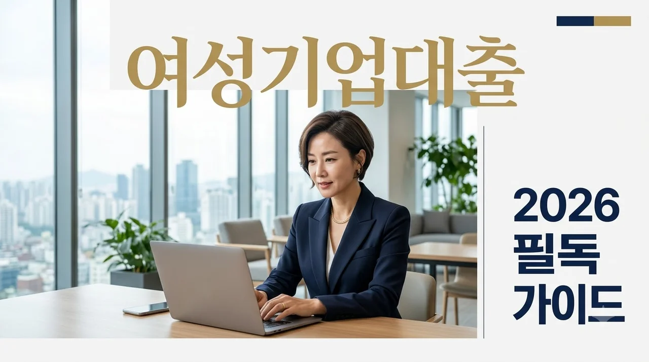 여성기업대출 2026 최신 가이드: 금리 혜택 및 신청 방법 총정리