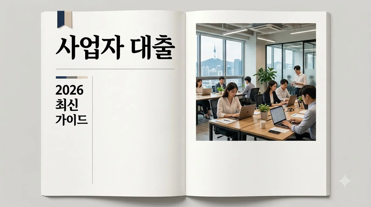 개인사업자신용대출 금리 비교 및 최저 금리 신청 가이드 (2026)