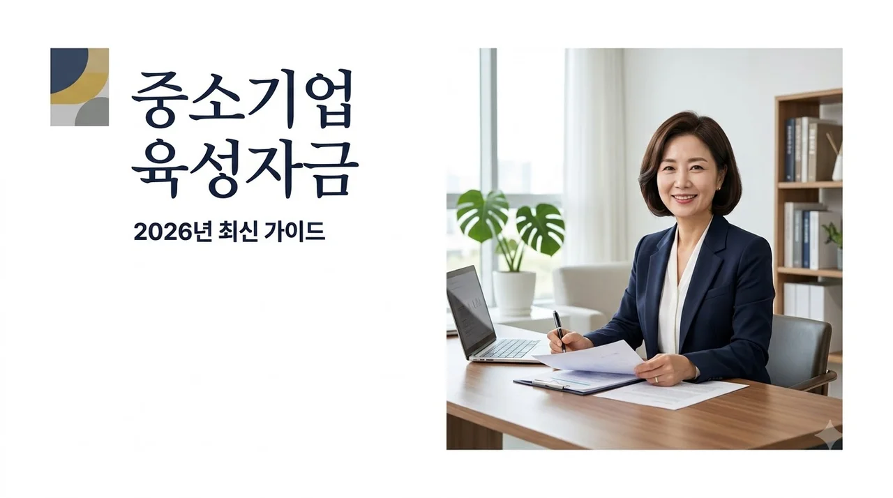 중소기업육성자금 신청 가이드: 2026년 최신 조건 및 금리 혜택 정리