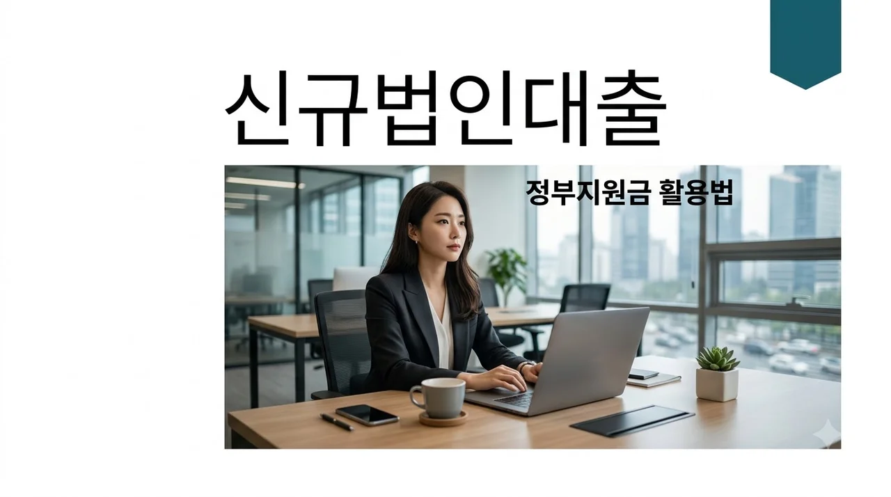 신규법인대출 조건 및 한도 총정리 (2026년 정부지원 정책자금)