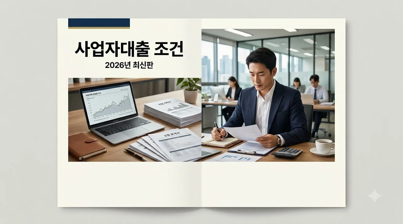 사업자대출조건 2026년 최신 총정리: 저금리 승인 비결 3가지