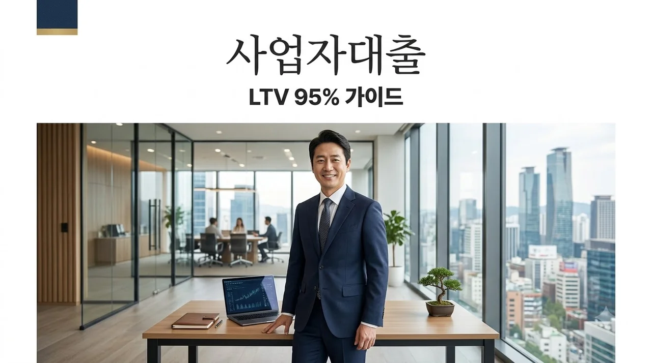 사업자주택담보대출 한도 LTV 95% 조건 금리 서류 완벽 가이드