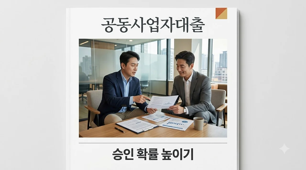 공동사업자대출 승인 확률 높이는 법: 한도 서류 주의사항 총정리