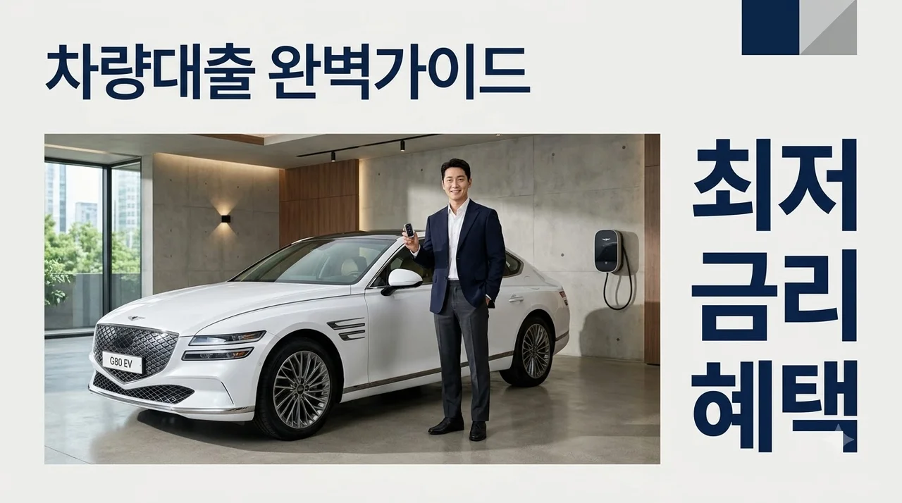 차량대출 금리 한도 비교 2026년 최신판 (1금융권 vs 2금융권)