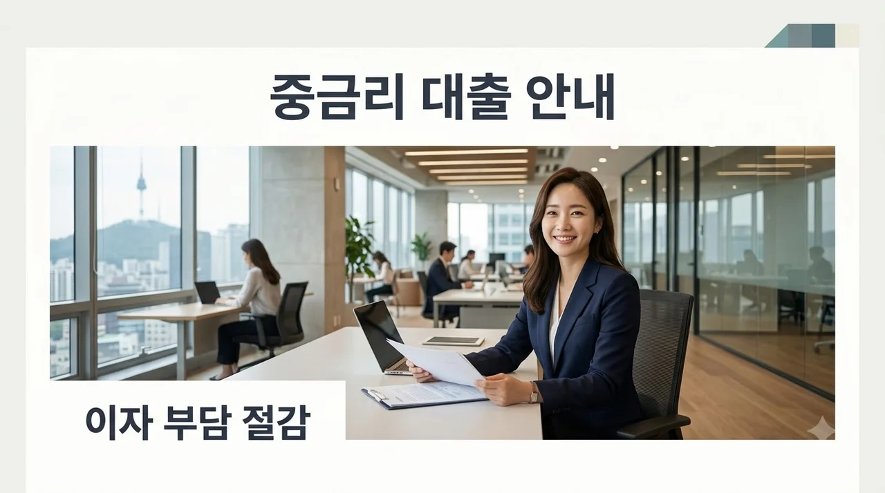 중금리신용대출 자격 조건 및 금리 비교 (2026년 최신 혜택 정리)