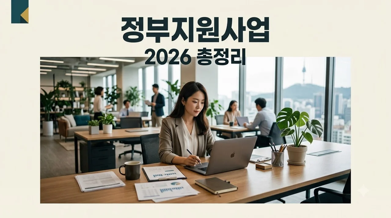 정부지원사업 2026 총정리: 창업지원금부터 정책자금까지 완벽 가이드