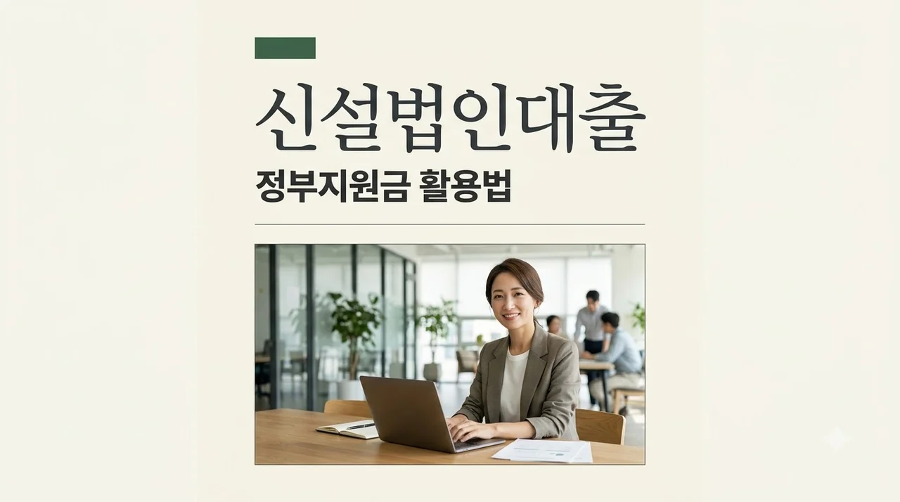 신설법인대출 조건 및 무실적 법인 정부지원 정책자금 완벽 정리