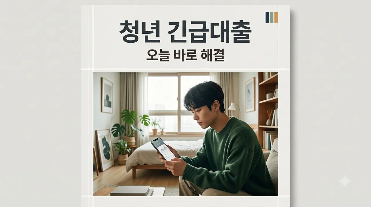 청년긴급대출 추천 TOP 5: 소득 없어도 당일 500만원 승인받는 법