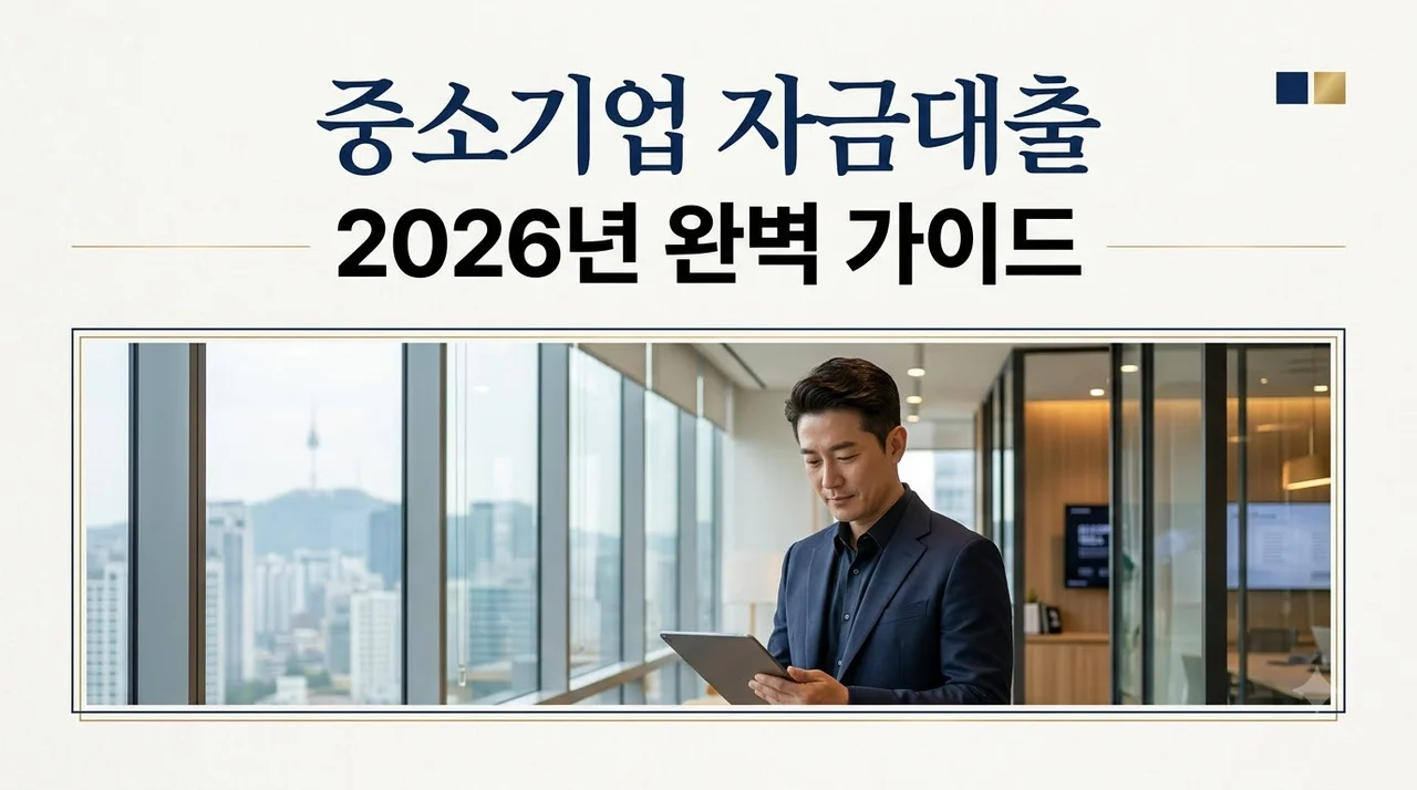 중소기업자금대출 종류 및 조건: 2026년 정부지원 정책자금 완벽 가이드
