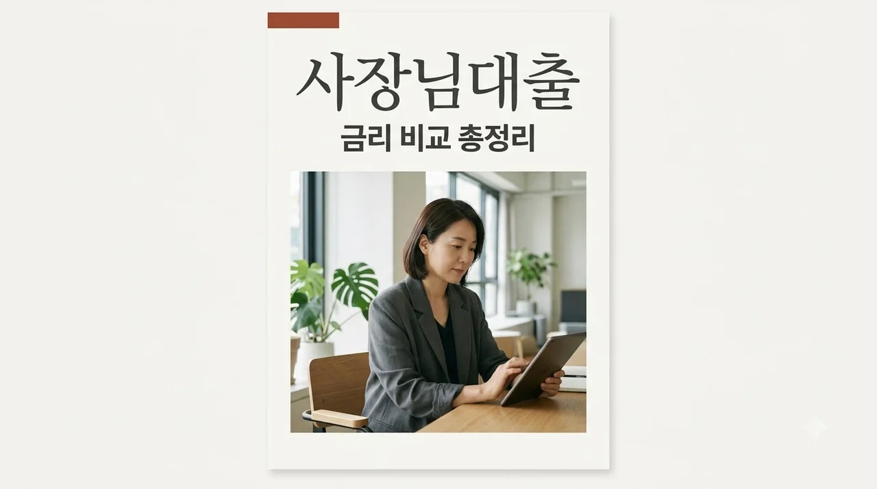 사장님대출 종류 및 저금리 신청 방법 가이드: 2026년 정책자금 총정리