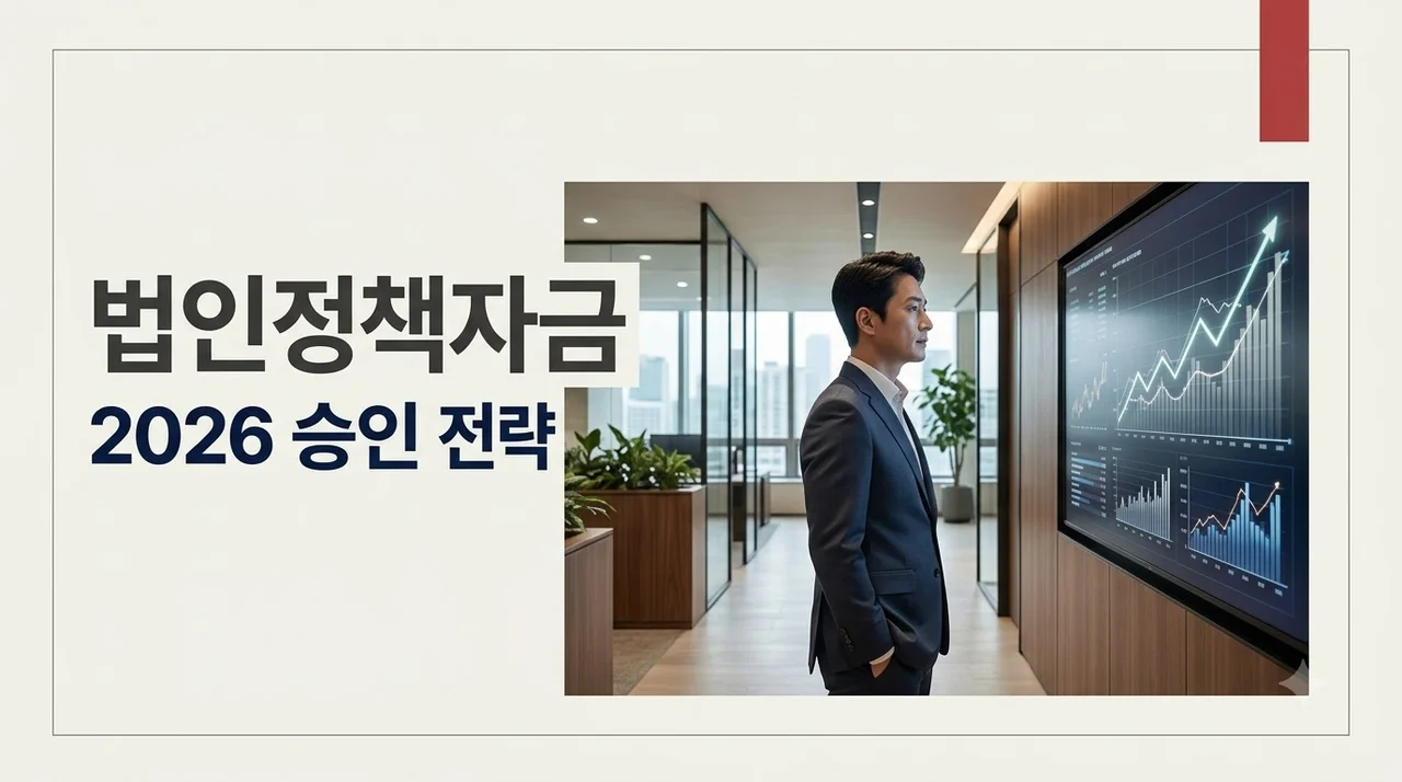 법인정책자금 2026년 신청 가이드: 저금리 융자부터 승인 전략까지
