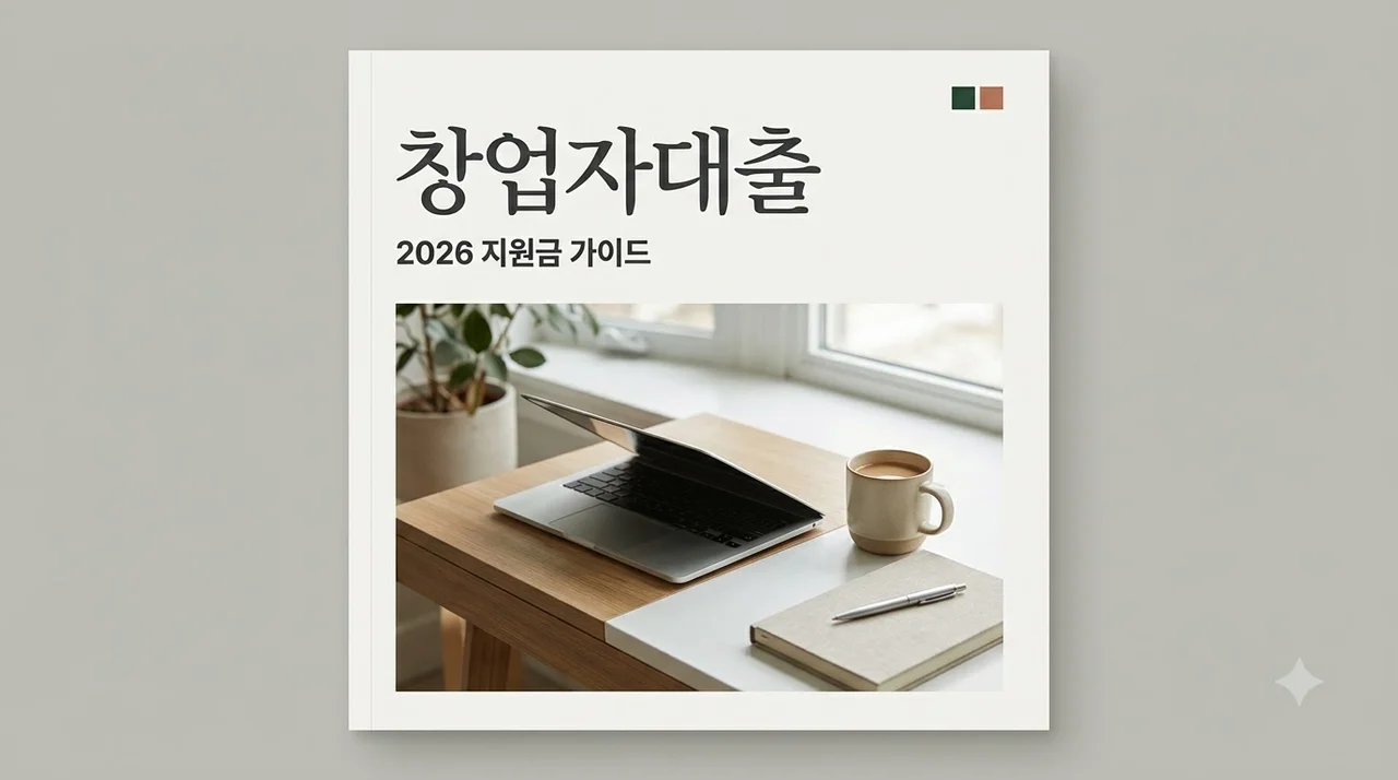 창업자대출 신청 가이드: 2026년 정부지원금 및 저금리 상품 완벽 정리