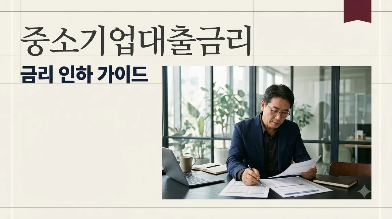 중소기업대출금리 비교부터 금리 인하 방법까지 총정리